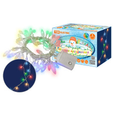 Гирлянда светод."Шишки" 50LED, 5м, 8 режимов, многоцвет., прозр. шнур, 250 В, TDM ЦЕНА▼