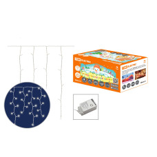 Гирлянда новогодняя "Бахрома" 2,5х0,6 м, белый свет,  8 режимов, наружное использ, IP44, TDM 1/20