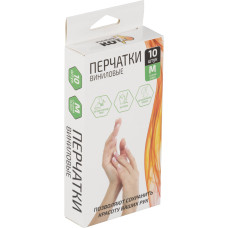 Перчатки виниловые неопудренные (10 шт) размер M Рыжий кот 4/50 Перчатки виниловые неопудренные (10 шт) размер M Рыжий кот 4/50