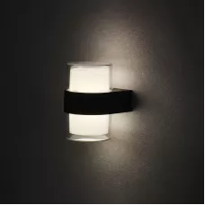 Светильник фасадный «Гранд двойной», FSD-076, 10 Вт, 4000К, IP65, 220 В, пластик, черный Светильник фасадный «Гранд двойной», FSD-076, 10 Вт, 4000К, IP65, 220 В, пластик, черный