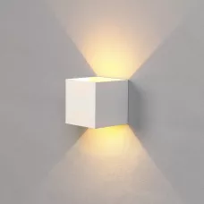 Светильник фасадный «Куб», FSD-063, 6 Вт, 3000К, регулир. луч, IP65, 220 В, пластик, белый