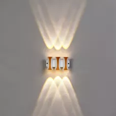 Светильник фасадный «Элегант», FSD-042, 6 Вт, 3000К, 3 луча, IP65, 220 В, пластик, белый,29001008425 Светильник фасадный «Элегант», FSD-042, 6 Вт, 3000К, 3 луча, IP65, 220 В, пластик, белый,29001008425