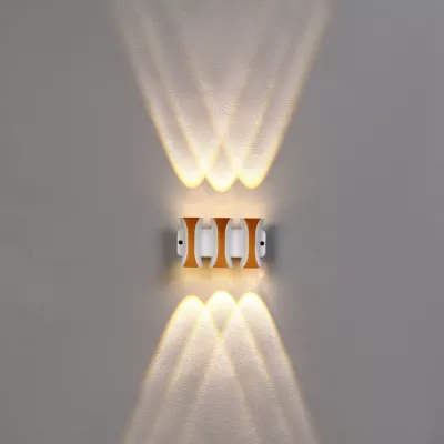 Светильник фасадный «Элегант», FSD-042, 6 Вт, 3000К, 3 луча, IP65, 220 В, пластик, белый,29001008425 Светильник фасадный «Элегант», FSD-042, 6 Вт, 3000К, 3 луча, IP65, 220 В, пластик, белый,29001008425