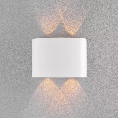 Светильник фасадный «Полусфера», FSD-009, 4Вт, 3000К, 2 луча, IP65, 220В, металл, белый,290007511462 Светильник фасадный «Полусфера», FSD-009, 4Вт, 3000К, 2 луча, IP65, 220В, металл, белый,290007511462