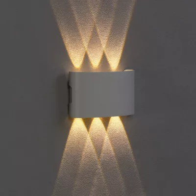 Светильник фасадный «Полусфера», FSD-003, 6Вт, 3000К, 3 луча, IP65, 220 В, металл, белый Светильник фасадный «Полусфера», FSD-003, 6Вт, 3000К, 3 луча, IP65, 220 В, металл, белый