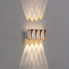 Светильник фасадный «Элегант», FSD-041, 8 Вт, 3000К, 4 луча, IP65, 220 В, пластик, белый