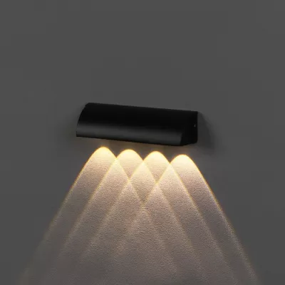 Светильник фасадный «Каскад», FSD-092, 4 Вт, 3000К, 4 луча, IP65, 220 В, металл, белый