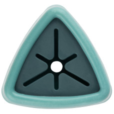 Держатель для полотенец на самоклеящейся основе "Объемный треугольник", зеленый (пластмасса) /2 Держатель для полотенец на самоклеящейся основе "Объемный треугольник", зеленый (пластмасса) /2