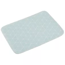 Коврик для ванной с принтом "Blue", 40*60 см, цвет - бирюзовый ЦЕНА▼