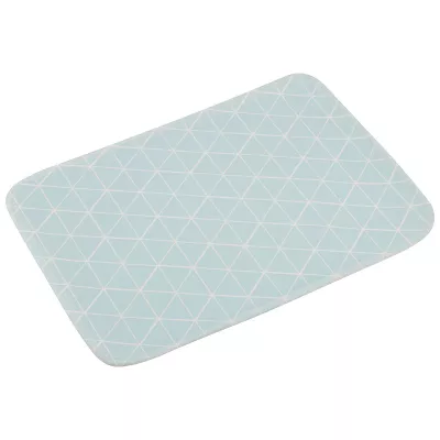 Коврик для ванной с принтом "Blue", 40*60 см, цвет - бирюзовый ЦЕНА▼