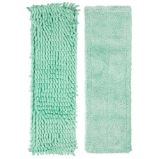 Набор насадок из микрофибры для швабры 2шт (короткий и длинный ворс) 1/24