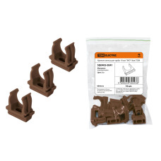 Крепеж-клипса для трубы TDM 16 мм (10 шт) "ЭКО", бук 10/1500 Крепеж-клипса для трубы TDM 16 мм (10 шт) "ЭКО", бук 10/1500