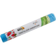 Пакеты для заморозки "РЫЖИЙ КОТ" 25*32см, 30шт/рул, ПНД 5/50 Пакеты для заморозки "РЫЖИЙ КОТ" 25*32см, 30шт/рул, ПНД 5/50