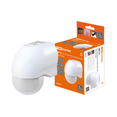 Датчик движения инфракрасный ДДС-03 1100Вт, 5-720с, 10м, 5+Лк, 180гр, IP44, TDM 1/50 Датчик движения инфракрасный ДДС-03 1100Вт, 5-720с, 10м, 5+Лк, 180гр, IP44, TDM 1/50