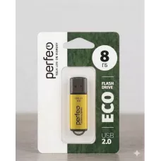 Perfeo USB флэш-диск 8GB E01 Gold economy series /10
