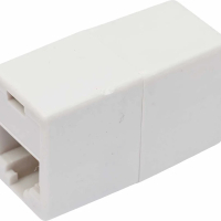 Проходной адаптер ЭРА тип RJ45-RJ45 категория 5е неэкранированный упаковка 1 шт.