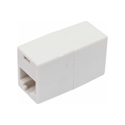 Проходной адаптер ЭРА тип RJ45-RJ45 категория 5е неэкранированный упаковка 1 шт.