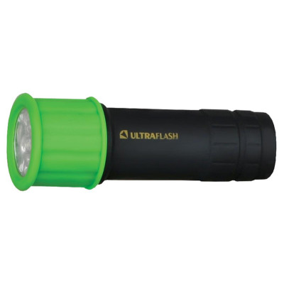 Фонарь Ultraflash LED15001-C (3xR03 светофор, зеленый с черным, 9 LED, пластик, блистер) 6/96