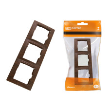 Рамка TDM 3-х постовая, горизонтальная "ЭКО" (бук) "Таймыр" 25/100 ЦЕНА ▼ Рамка TDM 3-х постовая, горизонтальная "ЭКО" (бук) "Таймыр" 25/100 ЦЕНА ▼