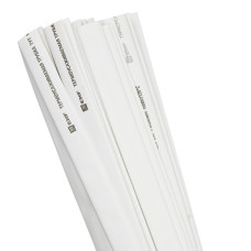 Термоусаживаемая трубка ТУТ нг EKF PROxima 12/6, белая 1м. 5/50/1000