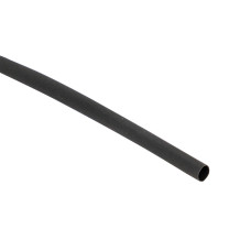 Термоусаживаемая трубка ТУТ нг EKF PROxima 2/1, черная 1м. 5/200/1400