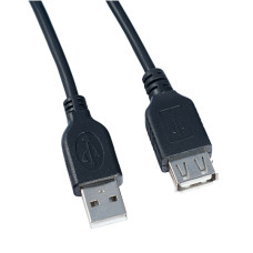 Кабель USB2.0 A вилка - А розетка, 0,5 метра (U4501) PERFEO 3/100