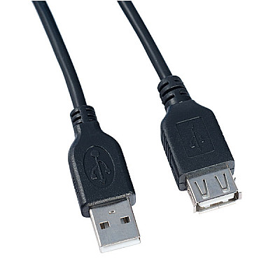 PERFEO Кабель USB2.0 A вилка - А розетка, длина 0,5 м. (U4501) /100