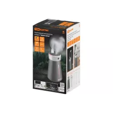 Портативный увлажнитель воздуха "Ареал мини", 0,38 л, RGB, насадки: вентилятор, ночник, серый, TDM