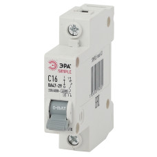 Авт. выкл. ЭРА ВА47-29 SIMPLE-mod-07 1P 40А 4,5кА х-ка C 12/180
