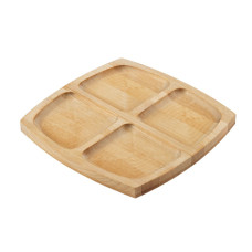 Менажница квадратная 4 секции 18*18*1,3 см (берёза) Mallony 1/24 Менажница квадратная 4 секции 18*18*1,3 см (берёза) Mallony 1/24