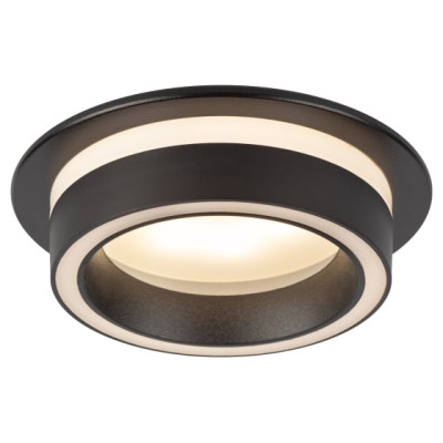 Светильник встраиваемый ЭРА DK116 BK под лампу GX53 черный