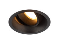 Светильник встраиваемый алюминиевый ЭРА KL98 BK под лампу MR16 GU5.3 черный