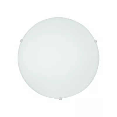 Светильник декоративный 2*60 Вт, E27, D250 мм, круг белый