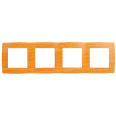 Рамка на 4 поста, Эра12, 12-5004-07 ЭРА ольха 10/100 ЦЕНА ▼