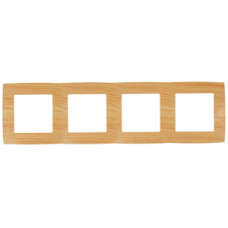 Рамка на 4 поста, Эра12, 12-5004-11 ЭРА сосна 10/100 ЦЕНА ▼