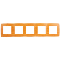 Рамка на 5 постов, Эра12, 12-5005-07 ЭРА ольха 10/100 ЦЕНА ▼