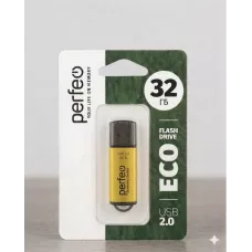 Perfeo USB флэш-диск 32GB E01 Gold economy series 10/100