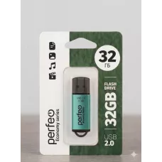 Perfeo USB флэш-диск 32GB E01 Green economy series 10/100