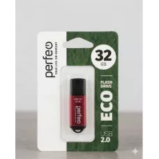 Perfeo USB флэш-диск 32GB E01 Red economy series 10/100