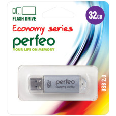 Perfeo USB флэш-диск 32GB E01 Silver economy series 10/100 Perfeo USB флэш-диск 32GB E01 Silver economy series 10/100