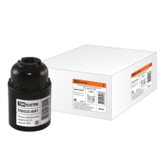 Патрон Е27 подвесной карболитовый, черный, TDМ 10/50/200