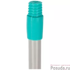 Рукоятка телескопическая (черенок) для насадок, 75-120см, металл, пластмасса