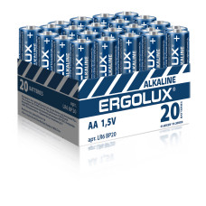 Батарейка Ergolux LR6 Alkaline PROMO BP-20 (1.5В) 20/480 Батарейка Ergolux LR6 Alkaline PROMO BP-20 (1.5В) 20/480
