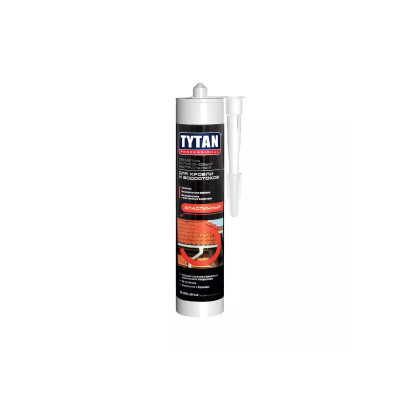 TYTAN Professional герметик силиконовый нейтральный для кровли и водостоков прозрачный 310 мл