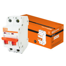 Авт. выкл. TDM ВА47-29 2Р 32А 4,5кА х-ка С 6/60