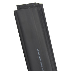 Термоусаживаемая трубка ТУТ нг EKF PROxima 30/15, черная 1м. 5/25/400