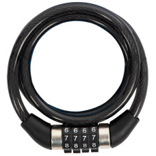Замок велосипедный кодовый Park  120см, 8мм, перекодируемый