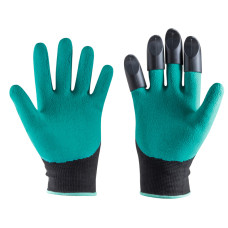 Перчатки садовые с пластиковыми когтями GG-4