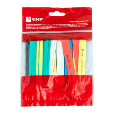 Термоусаживаемая трубка ТУТ нг 8/4 набор:7 цветов по 3шт. 100мм. EKF PROxima /мин.пар.3упак Термоусаживаемая трубка ТУТ нг 8/4 набор:7 цветов по 3шт. 100мм. EKF PROxima /мин.пар.3упак