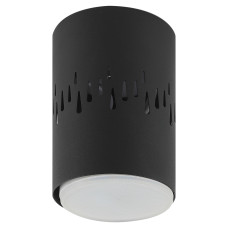 Потолочный светильник ЭРА OL11 LD GX53 BK черный, подсветка 1 W ЦЕНА ▼